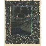 STĘPOWSKI Janusz - Legenda o masztowej sośnie [1934] [opr. graf. Atelier Girs-Barcz] [ručně kolorovaná kniha].