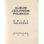 Album polských legií - sekce Oznámení. Dodatek ke knize [1933].
