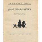 MICKIEWICZ Adam - Pani Twardowska [1928] [illustrated by Antoni Gawinski].