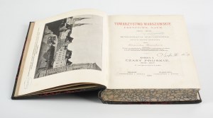 KRAUSHAR Aleksander - Towarzystwo Warszawskie Przyjaciół Nauk 1800-1832. Part one: Prussian times 1800-1807 [1900] [Piece from F. Gawronski's book collection].