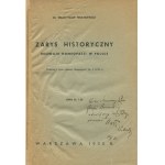 HNATKIEWICZ Władysław - Zarys historyczny rozwoju homeopatii w Polsce [1935] [AUTOGRAF A DEDIKACE].