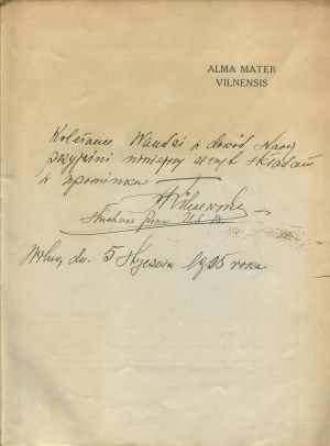 Alma Mater Vilnensis. Jednodenní 
