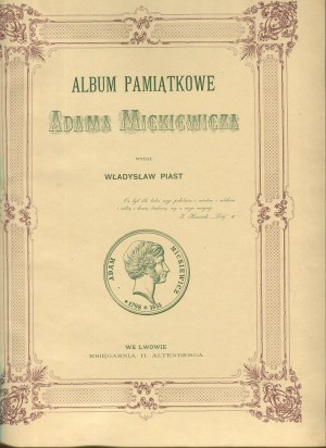 Adam Mickiewicz's memorial album [1889].