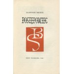 MROŻEK Slawomir - Postępowiec [první vydání 1960] [AUTOGRAF A DEDIKACE].