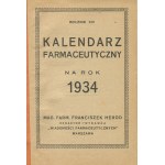 Kalendarz farmaceutyczny na rok 1934