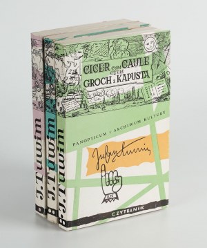 TUWIM Julian - Cicer cum Caule czyli groch z kapustą. Panopticum and archive of culture [first edition 1959-1963] [il. Romuald Nowicki].