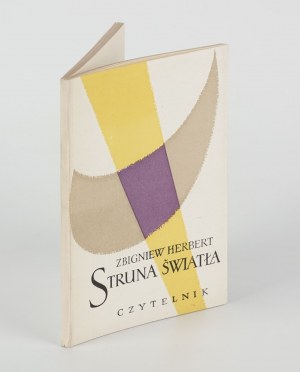 HERBERT Zbigniew - String of Light [DEBIUT] [first edition 1956].