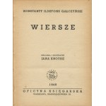 GALCZYŃSKI Konstanty Ildefons - Poems [1946] [ill. Jan Knothe].