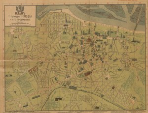 [plan] Plan miasta Kijowa i jego przedmieść [1916]