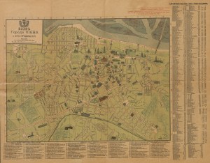[plan] Plan miasta Kijowa i jego przedmieść [1916]
