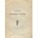 [Leaflet print] Obóz Wielkiej Polski. (Ideological Declaration) [ca. 1930].