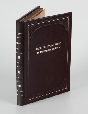 FREUD Sigmund - On the dream [first edition 1923].