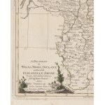 [Map] ZATTA Antonio, ZANONI Rizzi - Li Palatinati di Vilna, Troki, Inflant, coi Ducati di Kurlandia e Smudz [Venice 1781].