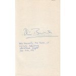 BRZEZIŃSKI Zbigniew - Velký bankrot. Zrod a smrt komunismu ve dvacátém století [první vydání Paříž 1990] [AUTOGRAF].