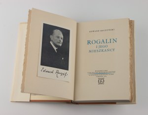 RACZYŃSKI Edward - Rogalin i jego mieszkańcy [Oficyna Stanisława Gliwa] [London 1964].