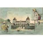 [Postcard] Sopot (Zoppot). Familienbad (Northern Baths) [after 1903].