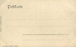[Pohlednice] Sopoty (Zoppot). Vereinigte Bäder (Severní lázně). Foto: John Faltin [po roce 1903].