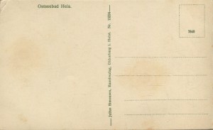 [Pohlednice] Hel. Ostseebad Hela. Rybářské lodě [kolem roku 1900].