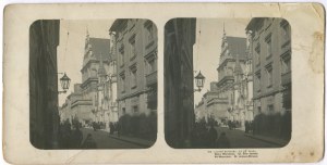 [fotografia stereoskopowa] Stara Warszawa. Ul. Świętojańska [ok. 1907]