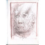 STAROWIEYSKI Franciszek - Twarze filozofów. Rysunki [2001] [AUTOGRAF]