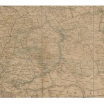 [Map] GOTZ Marcelli - Map of the Gubernia of the Kingdom of Poland with distance markings on iron, beaten and ordinary roads [1873].