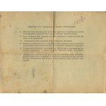 Card of exemption from military service in case of mobilization of Kazimierz Kierski (1908-1944), employee of Ammunition Factory No. 1 at Fort Bema in Warsaw [June 27, 1939].