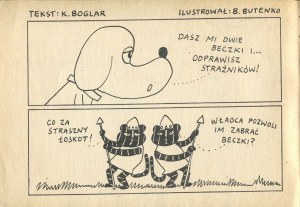 BOGLAR Krystyna - Gucio i Cezar w Cukrowych Górach [wydanie pierwsze 1975] [il. Bohdan Butenko]