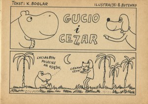 BOGLAR Krystyna - Gucio i Cezar w Makowym Królestwie [wydanie pierwsze 1975] [il. Bohdan Butenko]