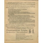 [druk ulotny, wybory 1922] Czego Polsce potrzeba?