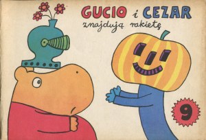 BOGLAR Krystyna - Gucio i Cezar znajdują rakietę [wydanie pierwsze 1975] [il. Bohdan Butenko]