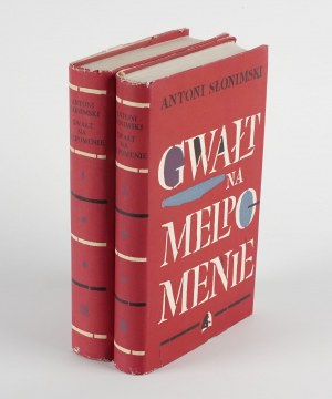 SŁONIMSKI Antoni - Gwałt na Melpomena [kompletní vydání 1959].