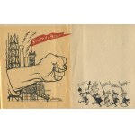 DENI Wiktor - Oblicze międzynarodowego mienszewizmu [Moskwa 1931] [zbiór karykatur politycznych]