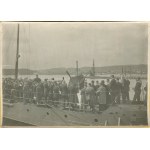 [Photography] Gdynia. ORP "Ślązak". Dedication of the flag, June 5, 1927.