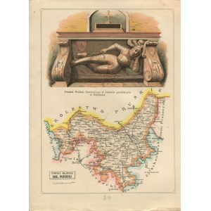 [Mapa] BAZEWICZ Józef Michał - Powiat mławski gub. płockiej [1907].