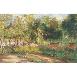 Józef Mehoffer, Ogród kwiatowy, ok. 1930