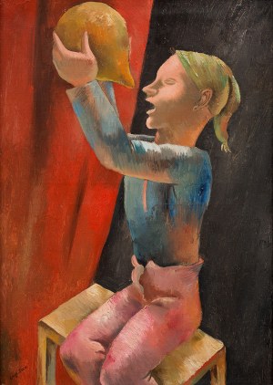 Eugeniusz Zak, Pijący chłopiec, 1925