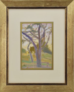 Wojciech WEISS (1875-1950), Pejzaż o zachodzie słońca, ok. 1900