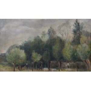 Władysław JAHL (1886-1953), Landschaft mit Bäumen
