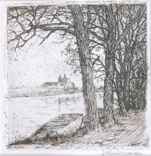 Jan RUBCZAK (1884-1942), Widok na kościół Paulinów na Skałce