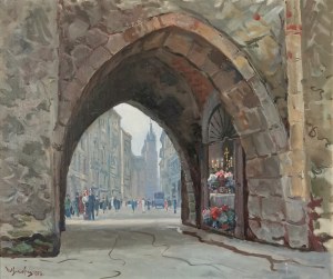 Władysław SERAFIN (1905-1988), Brama Floriańska w Krakowie, 1976