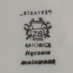 Ada Chmiel (ur. 1941) Wytwórnia Wyrobów Ceramicznych Steatyt w Katowicach, Talerz dekoracyjny, lata 60. XX w.