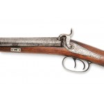Double-barreled percussion rifle Hronek Strakonitz | Böhmen / Tschechien, Czech / Bohemian