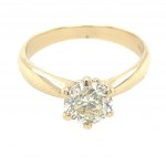 RING IN 14K YELLOW GOLD 3.08 GR WITH DIAMONDS FOR 1.03 CARATS - RNG10606