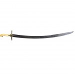 Arab-type saber with European headstock, France or England, 19th century.