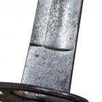 Britská dělostřelecká šavle, model 1822