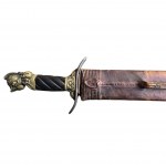 Spanish saber / machete with Minerva's head, Solingen, 19th century.
