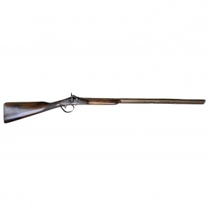 Single-barreled hunting rifle, 19th century.