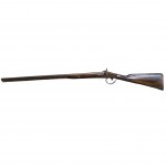 Single-barreled hunting rifle, 19th century.