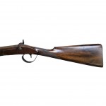 Single-barreled hunting rifle, 19th century.