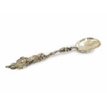 Decorative silver spoon with the Emblem of Great Britain, Johan Schleissner &amp; Sohne, Germany, 19th century.